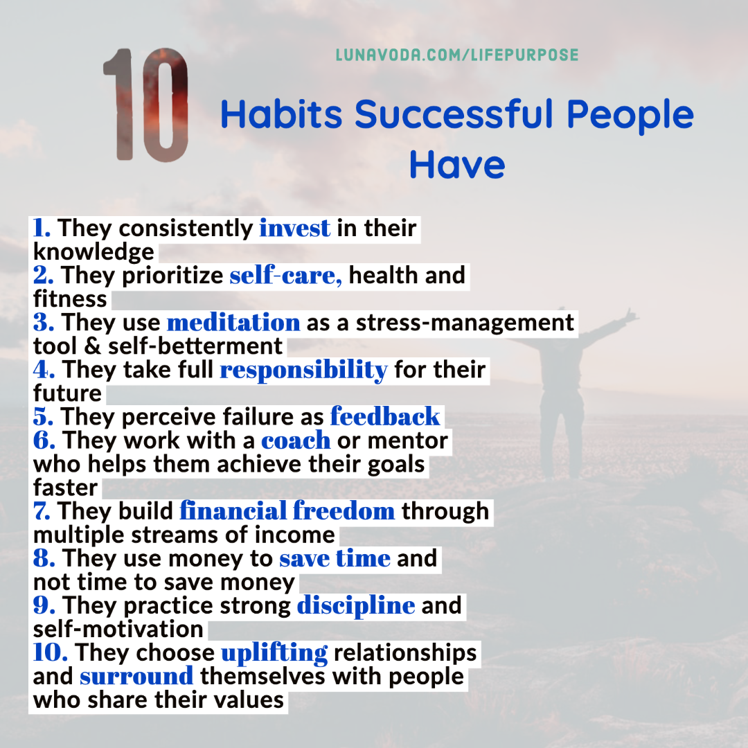 10 Habits All Successful People Have