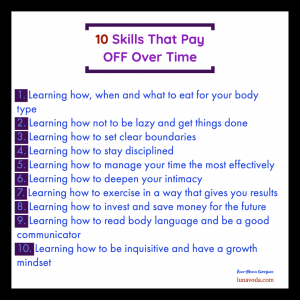 10 skills that pay off