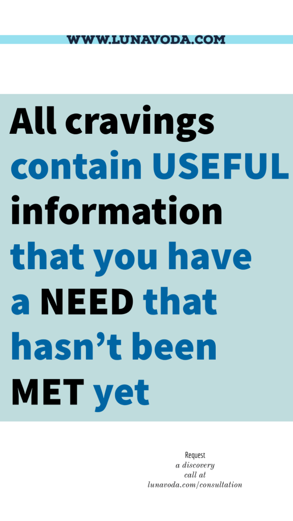 All cravings contain useful information